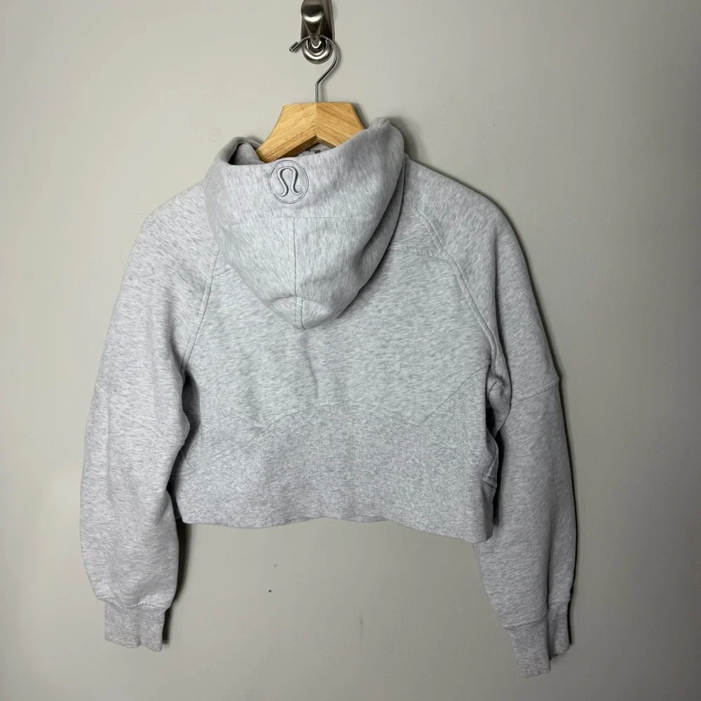 Lululemon Scuba Half Zip Oversized Hoodie Hooded Sweatshirt Gray XS/S *s